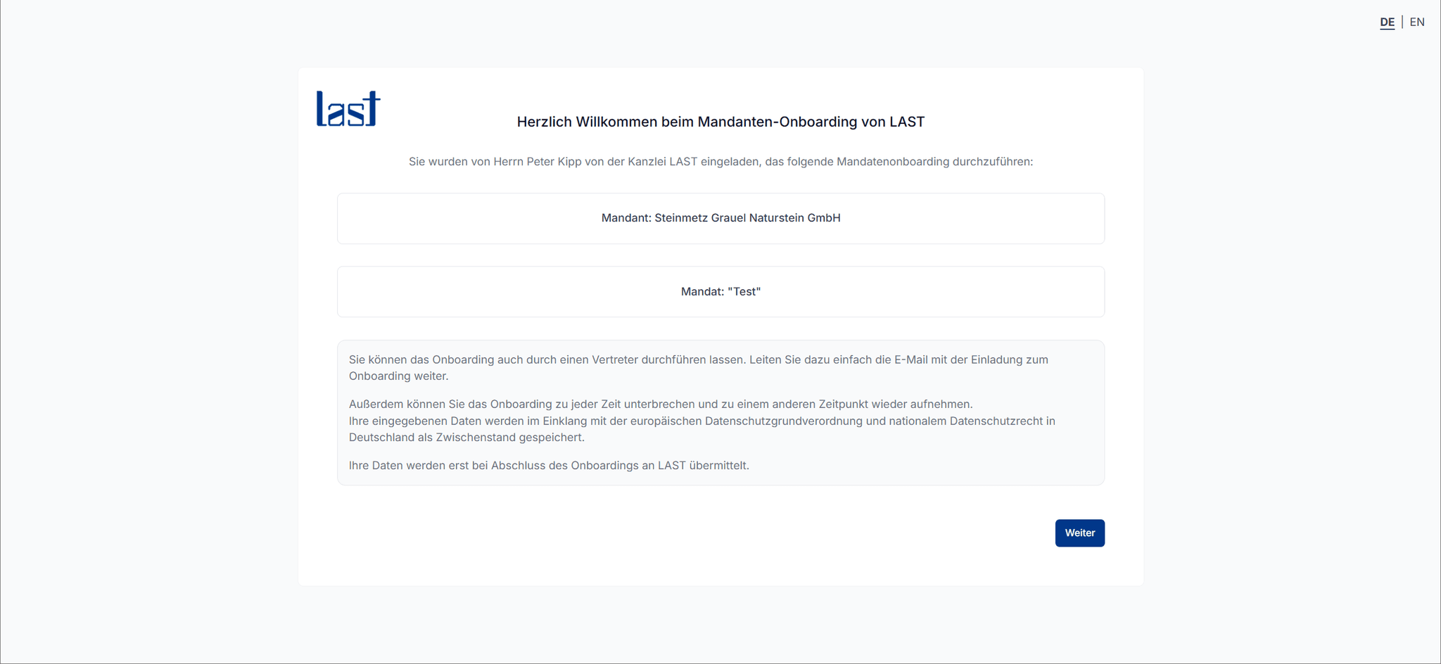 Verbesserung der Außendarstellung und Mandantenzufriedenheit