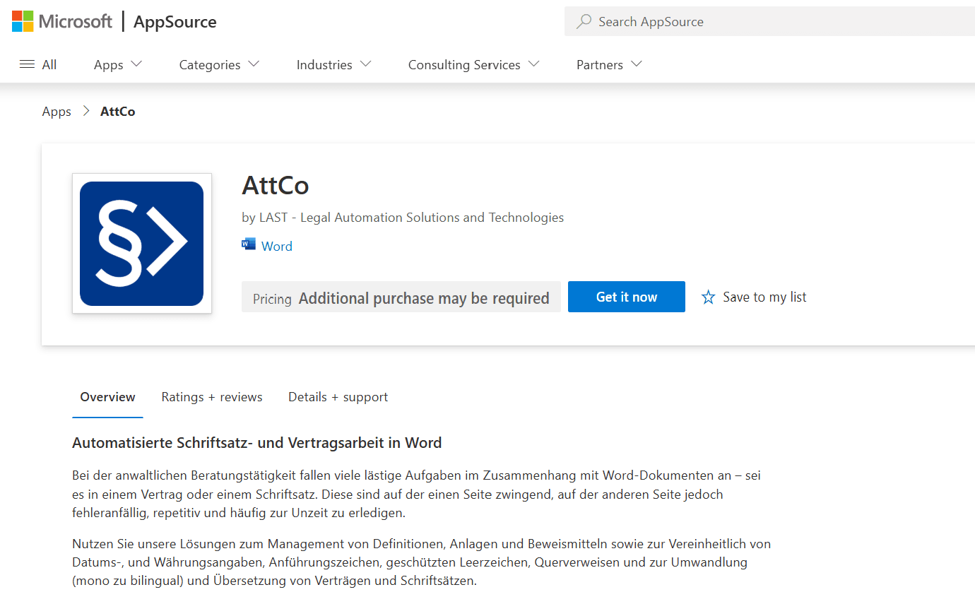 AttCo Screenshot